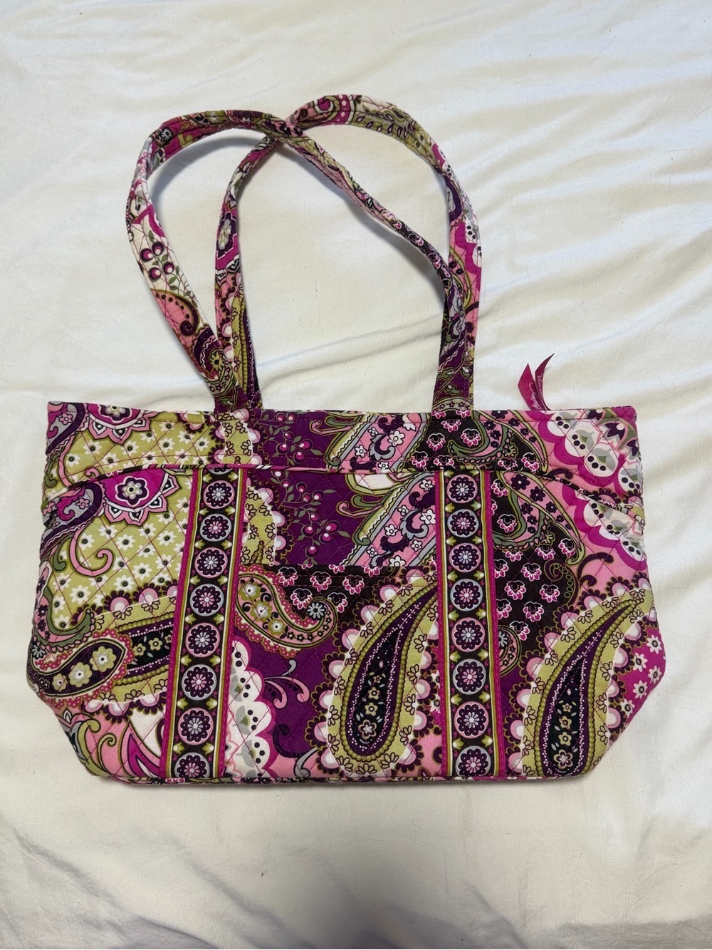 Vera Bradley Quilted Paisley Tote Bag